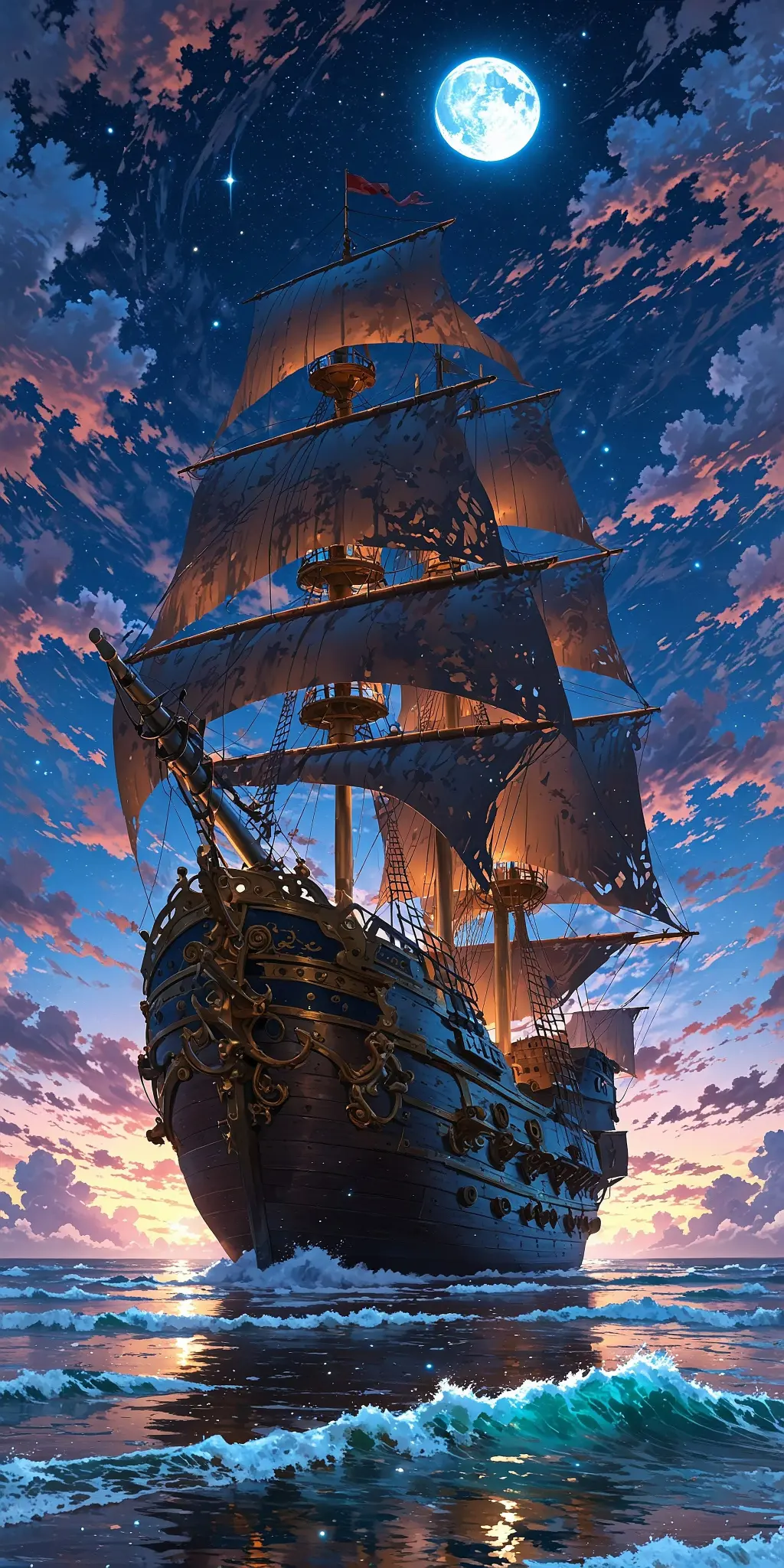 Majestic Pirate Ship Voyage - Pirates Wallpaper