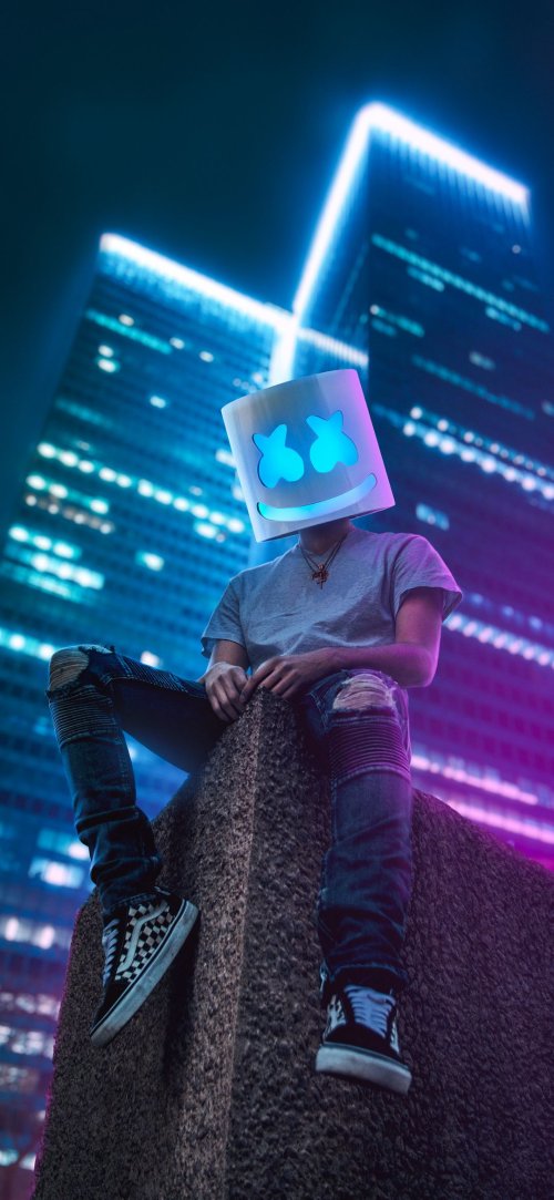 Marshmello Cityscape Vibes