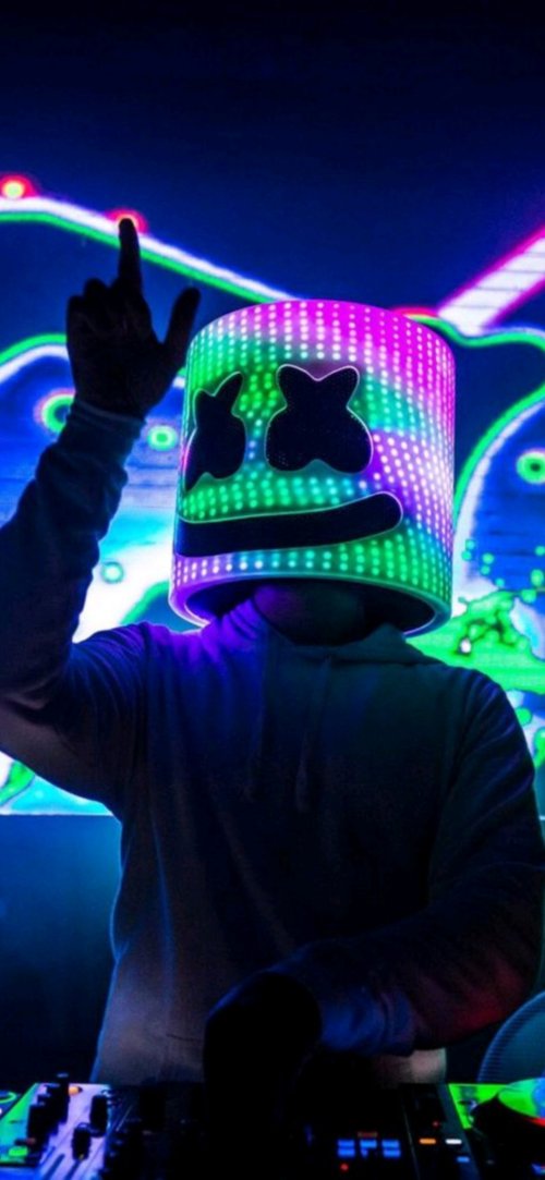 Marshmello Neon DJ