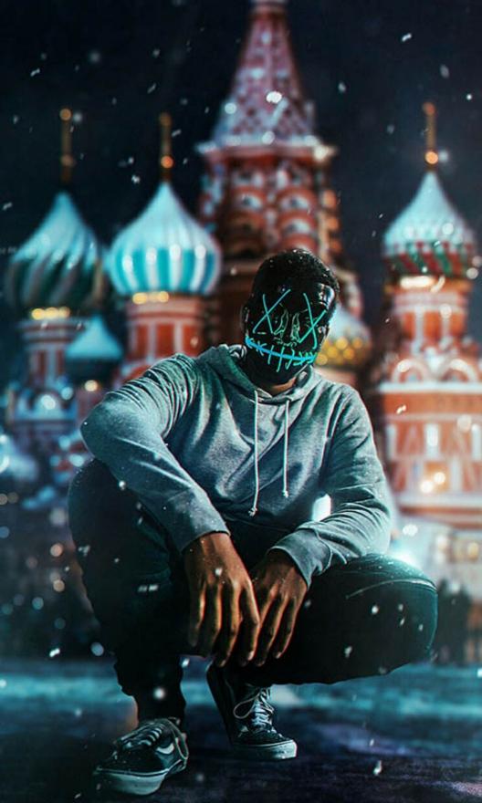 Masked Figure in Moscow - Related Dope Wallpapers wallpaper