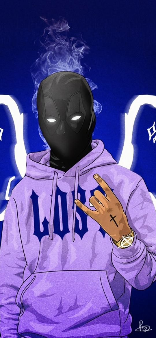 Masked Figure with Hoodie - Related Dope Wallpapers wallpaper