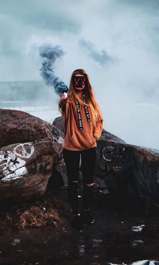 Masked Smoke Signal - Related Dope Wallpapers wallpaper