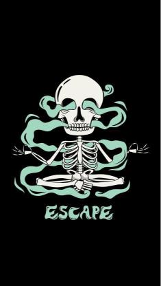Meditating Skeleton Escape