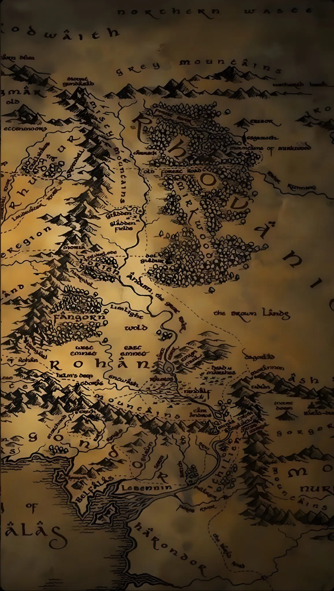 Middle Earth Map