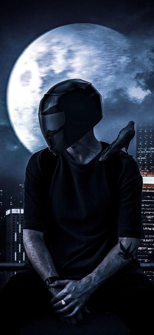 Midnight Rider and Bird - Related Dope Wallpapers wallpaper