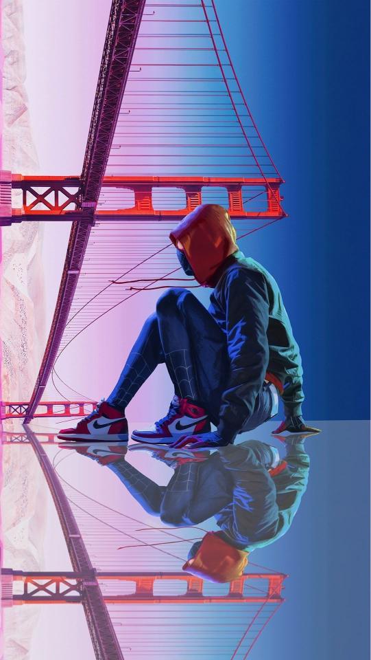 Miles Morales Bridge View - Related Ghetto Wallpapers wallpaper