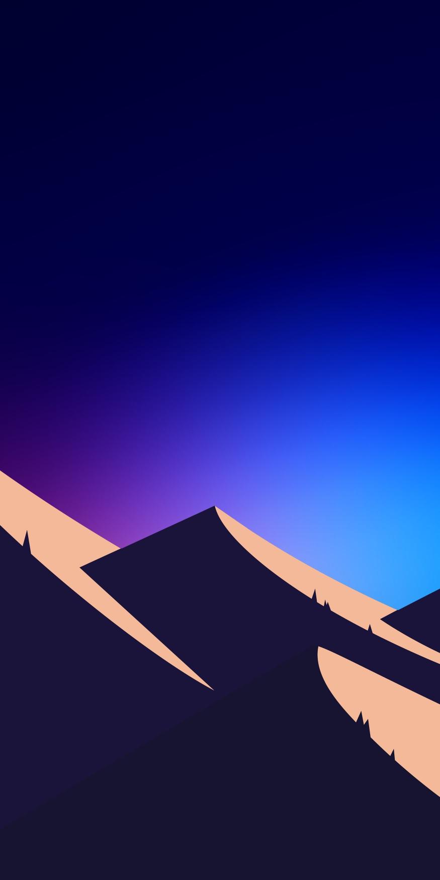 Minimalist Desert Nightscape - Related Dark Wallpapers wallpaper