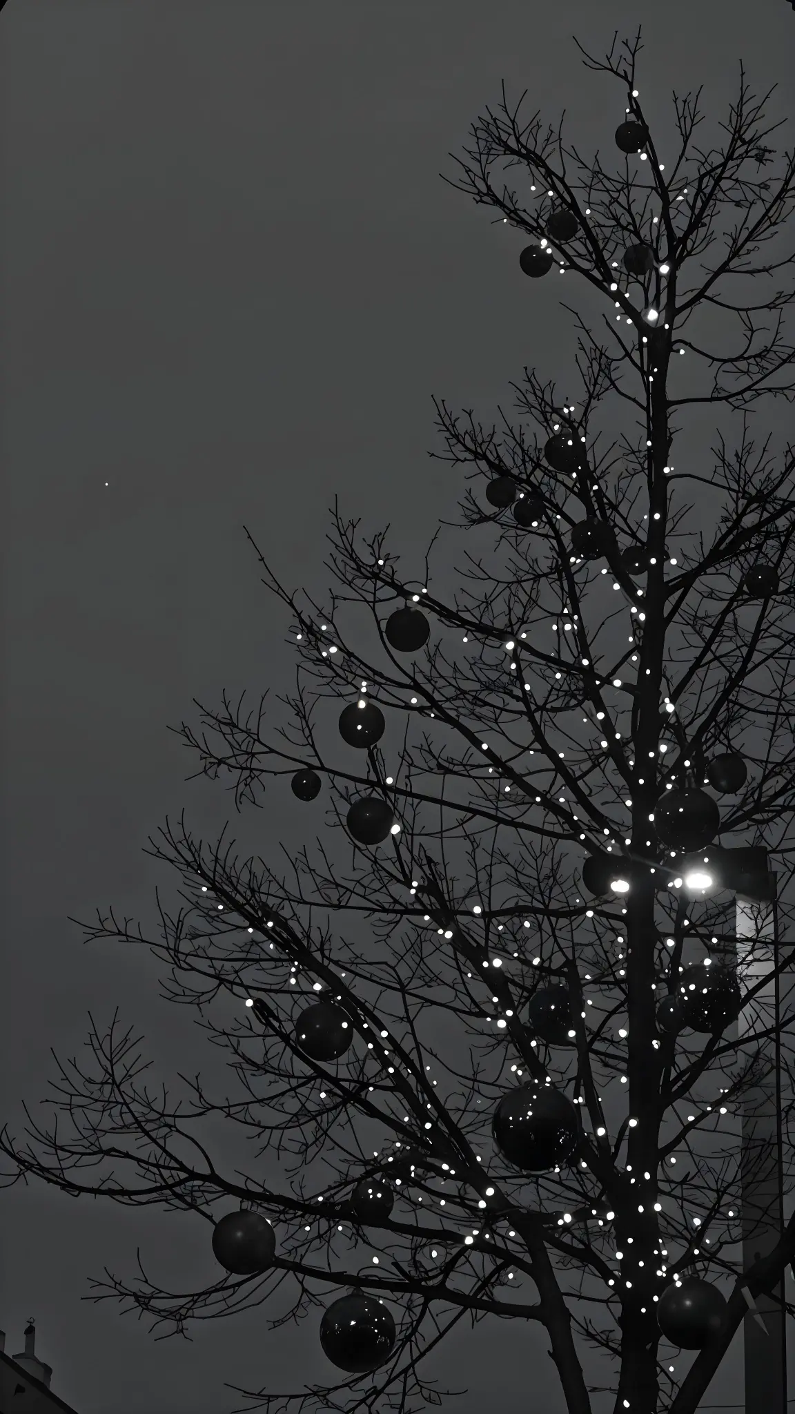 Monochrome Holiday Tree