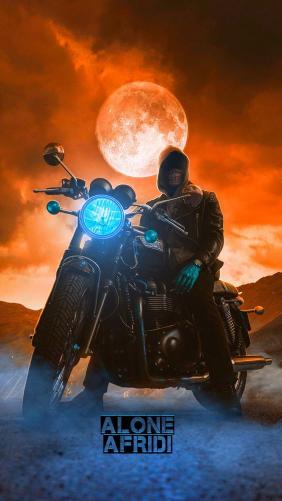 Motorcycle Skull Rider