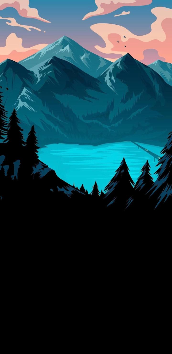 Mountain Lake Serenity