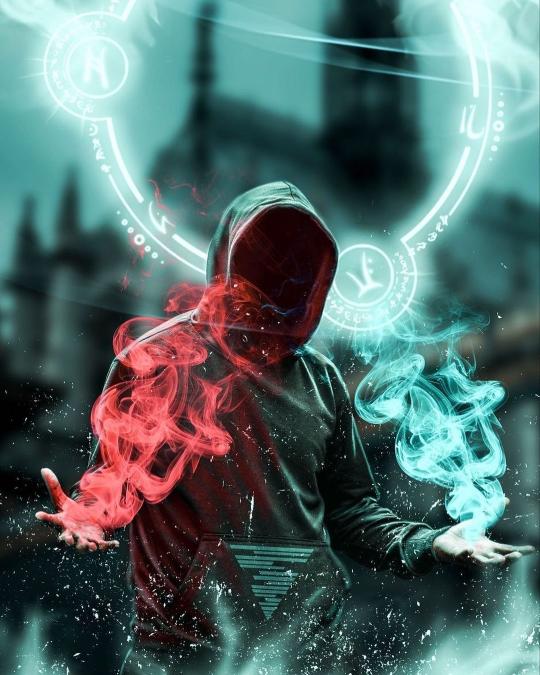 Mystic Hooded Figure