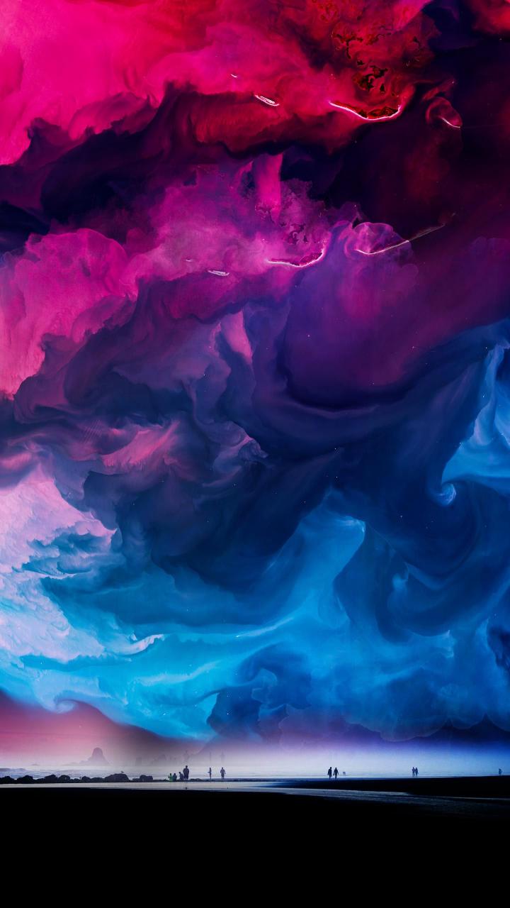 Nebula Beach Walk - Related 4K Wallpapers wallpaper