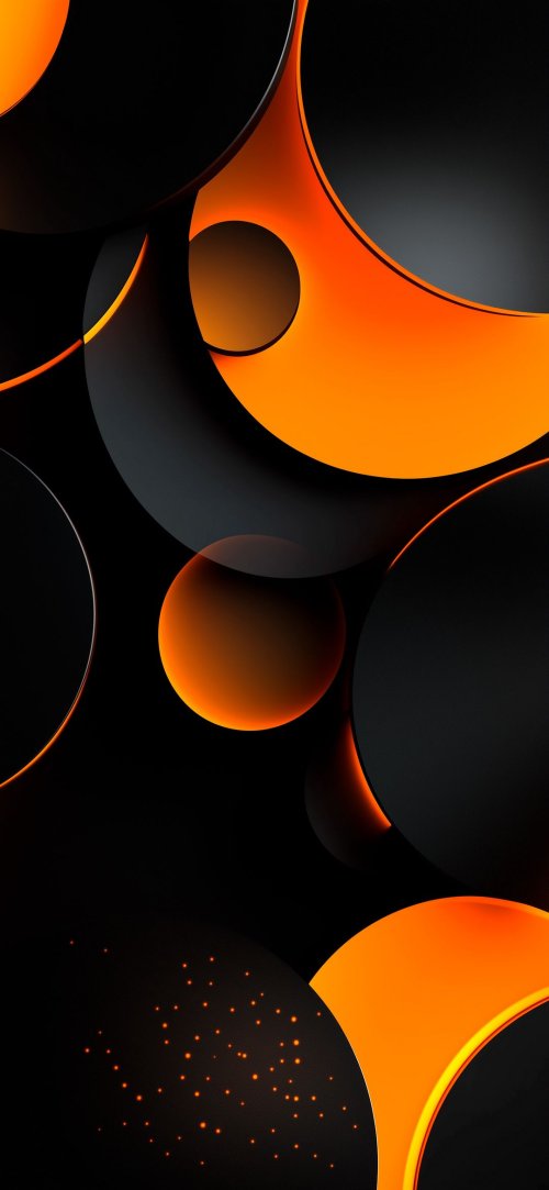 Neon Abstract Circles - Related StockWalls wallpaper