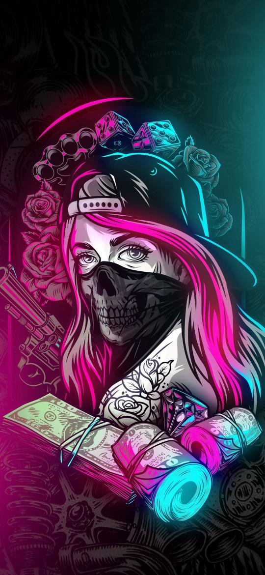 Neon Ghetto Girl - Related Ghetto Wallpapers wallpaper