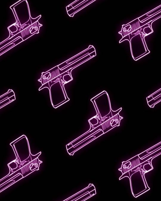 Neon Gun Pattern - Related Dope Wallpapers wallpaper