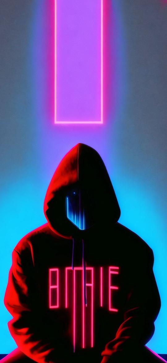 Neon Hoodie Figure - Related Ghetto Wallpapers wallpaper