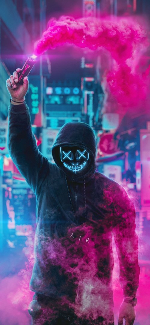 Neon Mask Smoke Grenade
