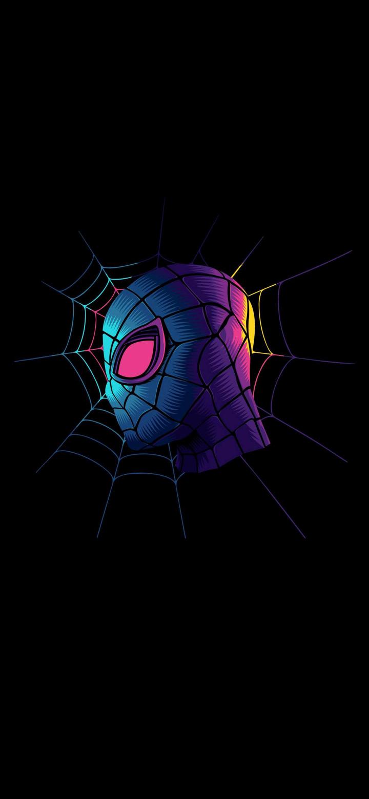 Neon Spider-Man Mask