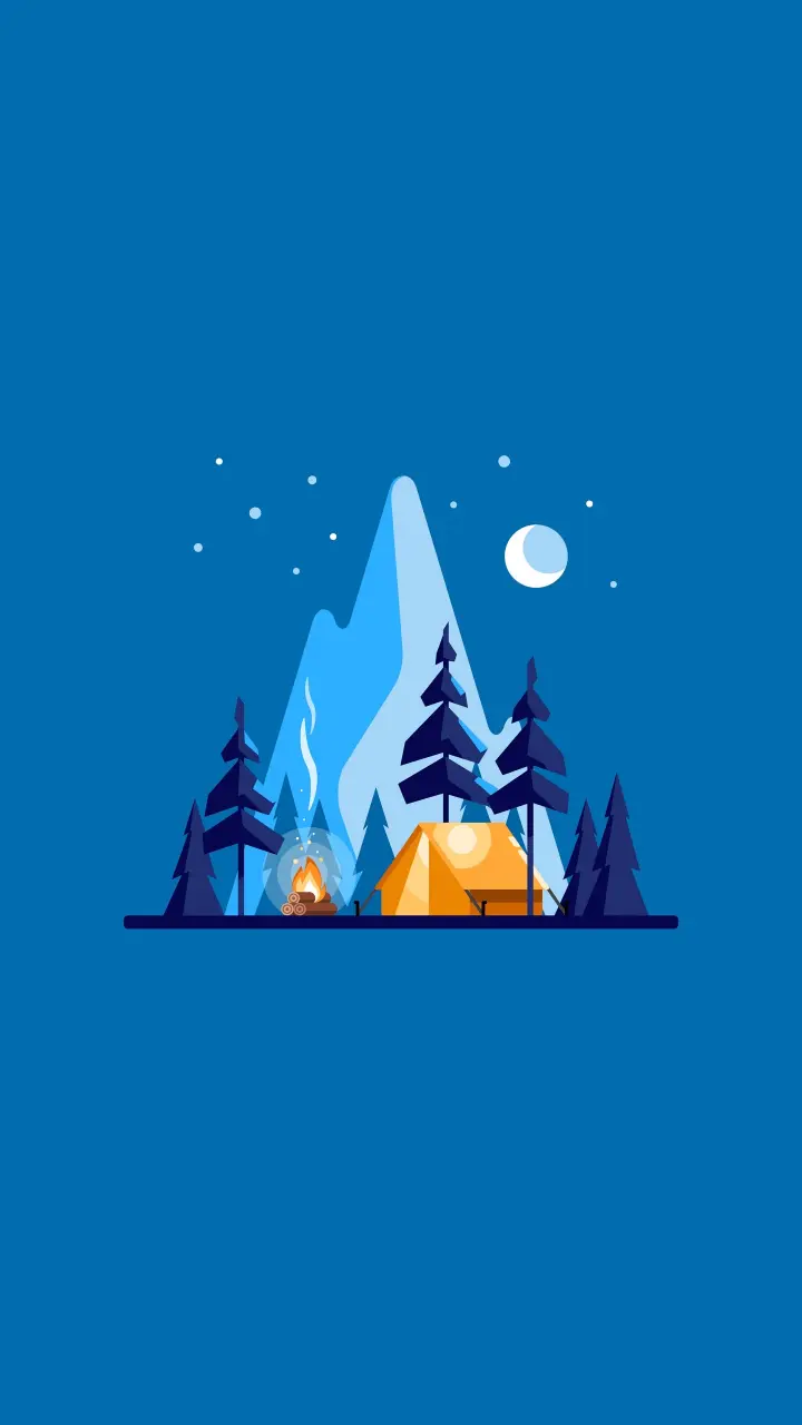 Night Camping Adventure - Related 4K Wallpapers wallpaper