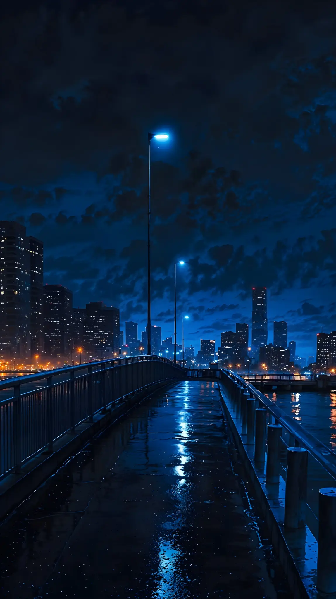 Night City Bridge - Related Dope Wallpapers wallpaper
