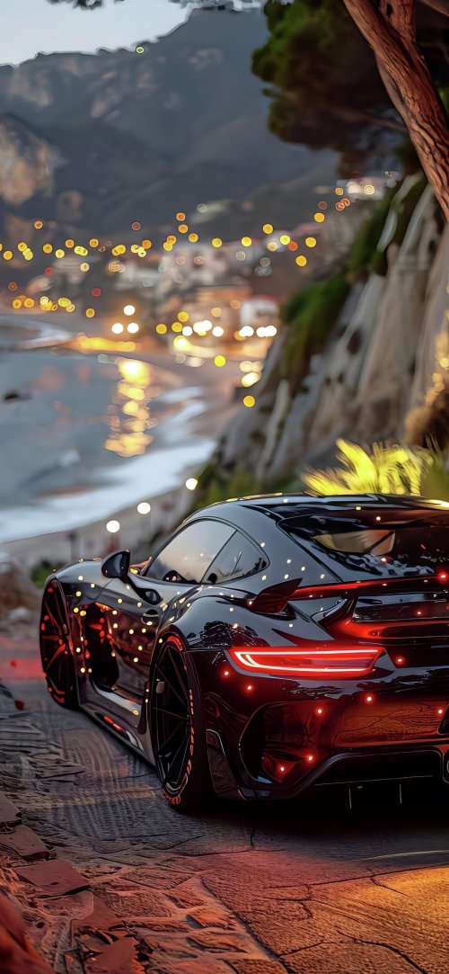 Night City Drive - cars Wallpaper