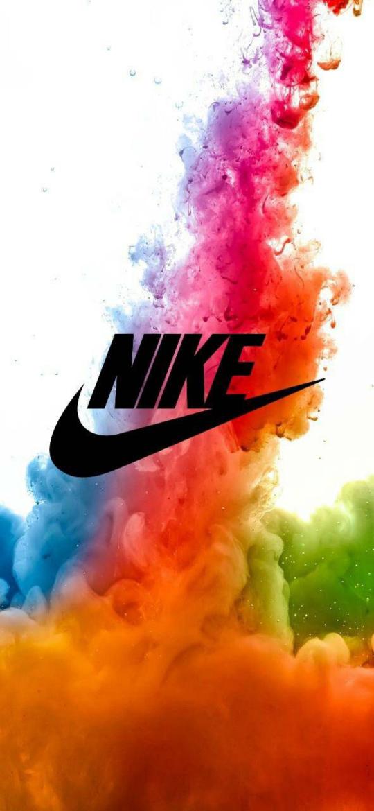 Nike Colorful Smoke Art