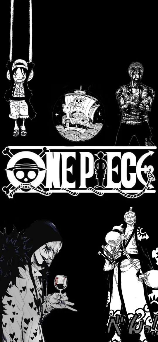 One Piece Black and White