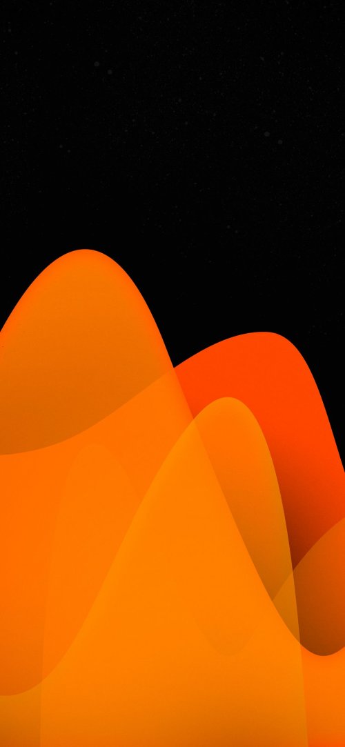 Orange Wave Abstract - abstract Wallpaper