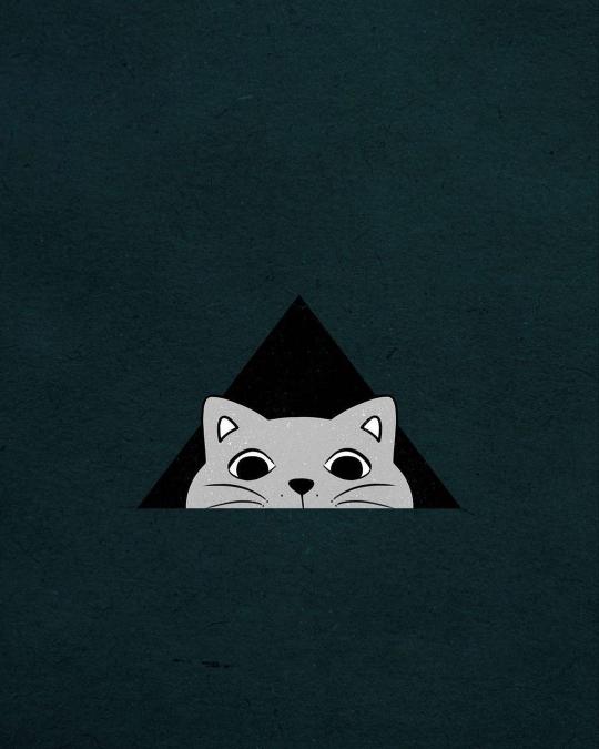Peeking Cat Illustration - Related Ghetto Wallpapers wallpaper
