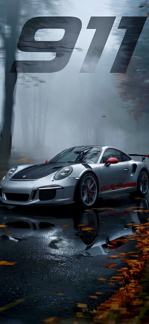 Porsche 911 Rainy Road - Related Ghetto Wallpapers wallpaper