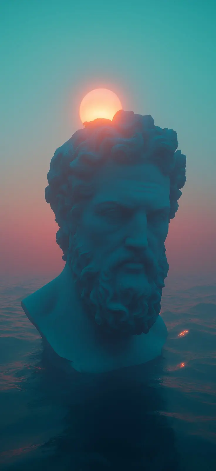 Poseidon's Sunset Serenity