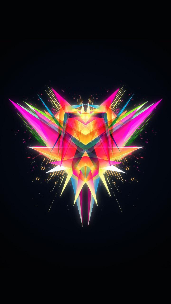 Prismatic Geometric Burst - Related 4K Wallpapers wallpaper