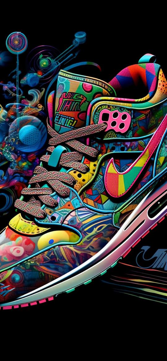 Psychedelic Sneaker Art
