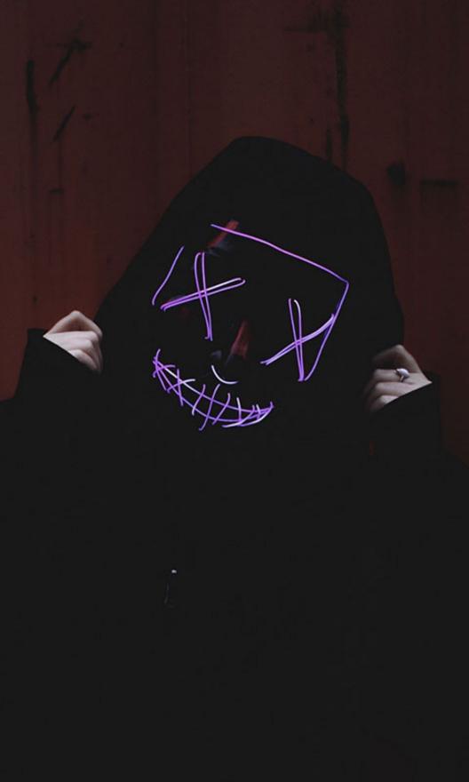 Purple Masked Figure - Related Dope Wallpapers wallpaper