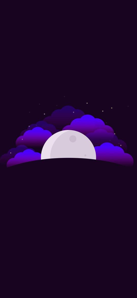 Purple Moon Night - Related Dope Wallpapers wallpaper