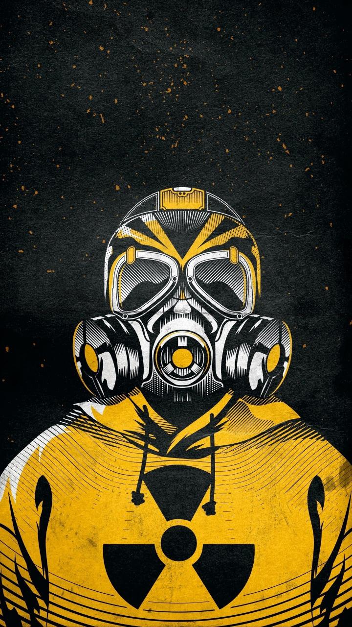 Radioactive Gas Mask Art - Related Ghetto Wallpapers wallpaper