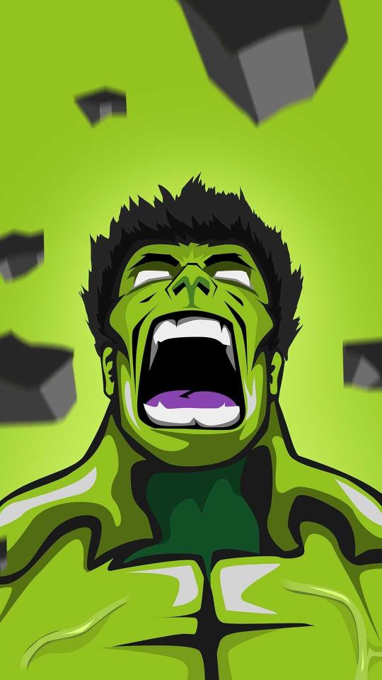 Raging Hulk Illustration - Related Dark Wallpapers wallpaper