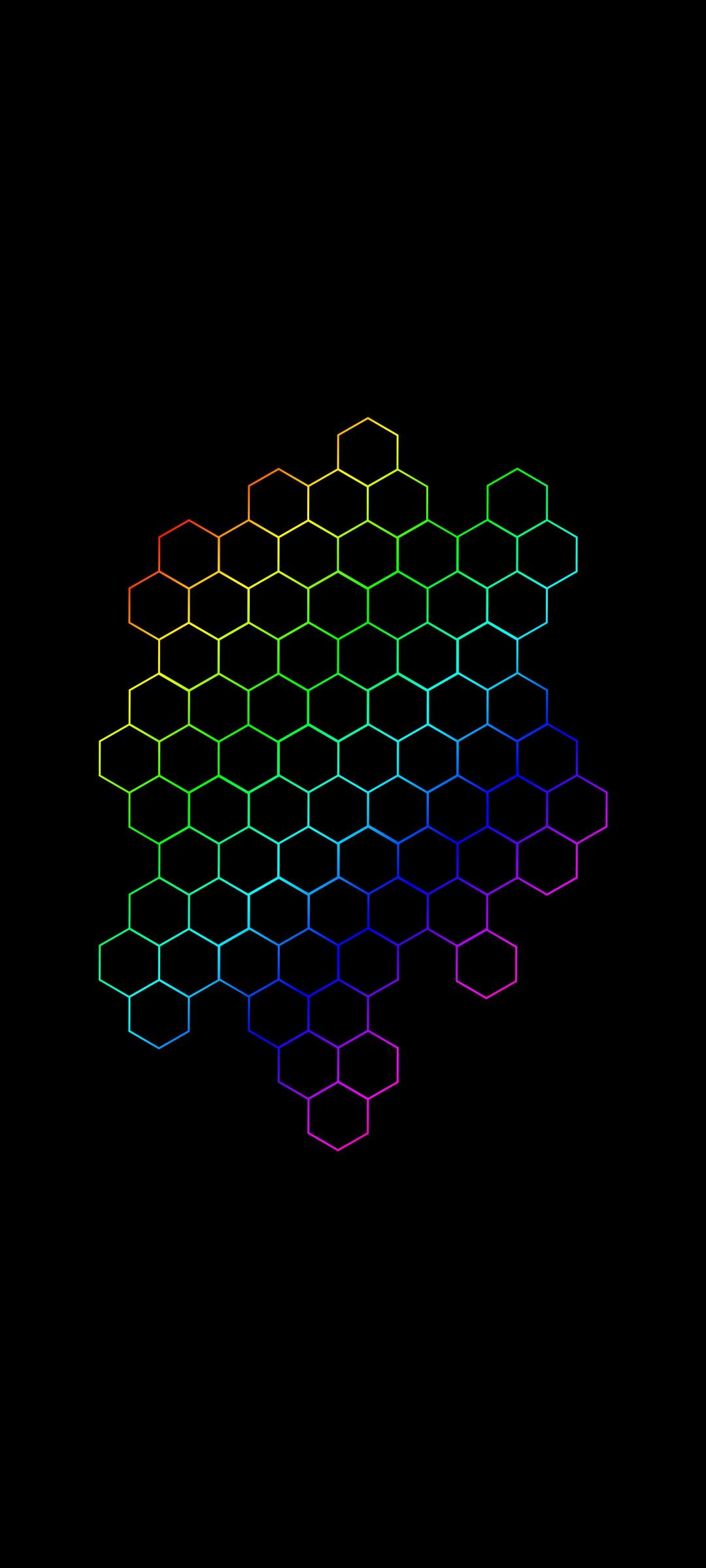 Rainbow Hexagon Pattern - Related Dope Wallpapers wallpaper