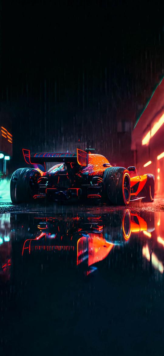 Rainy Race Car Reflection - Related Ghetto Wallpapers wallpaper