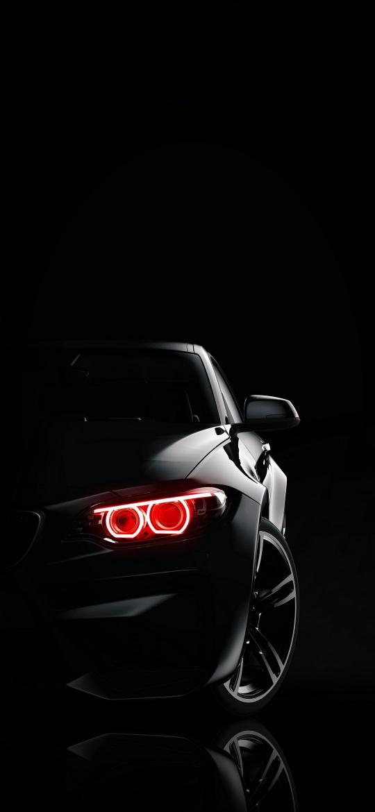 Red-Eyed Black Car