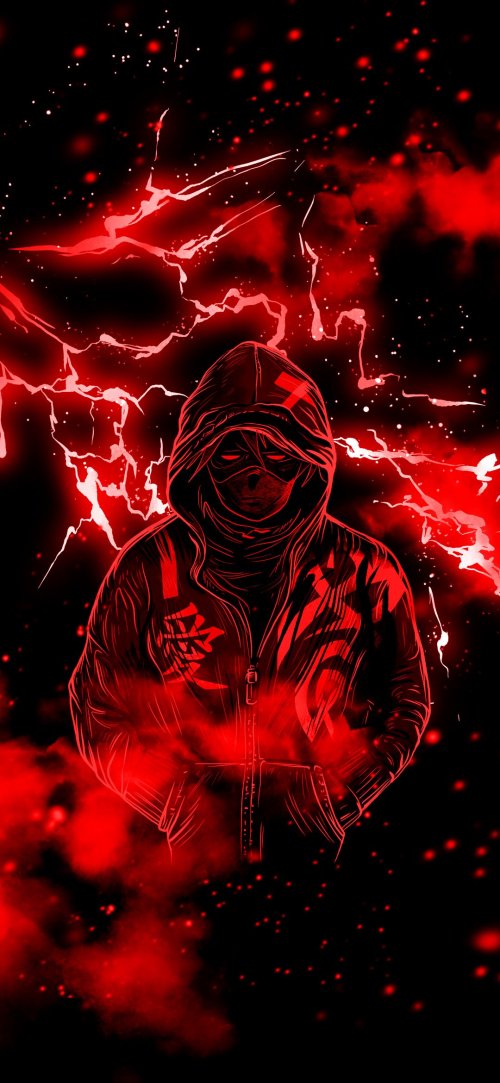 Red Lightning Hoodie - Related Ghetto Wallpapers wallpaper