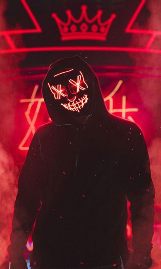 Red Masked Figure - Related Dope Wallpapers wallpaper