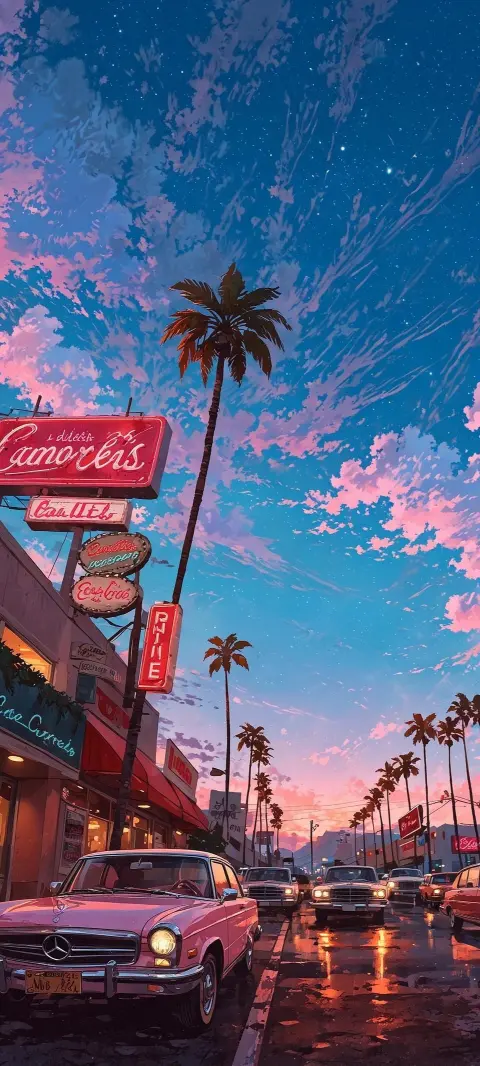 Retro Sunset Drive