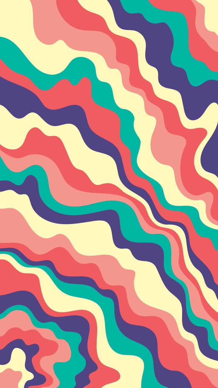 Retro Wavy Color Swirl - Related 4K Wallpapers wallpaper