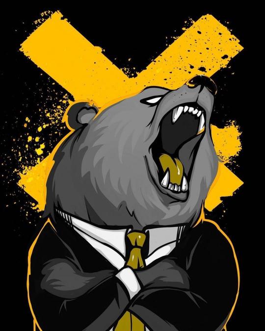 Roaring Bear Businessman