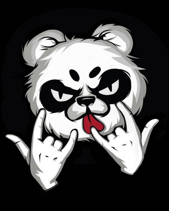 Rock Panda Attitude