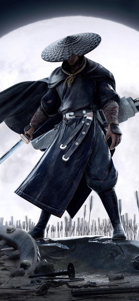 Ronin Warrior Under Moonlight - Related Ghetto Wallpapers wallpaper
