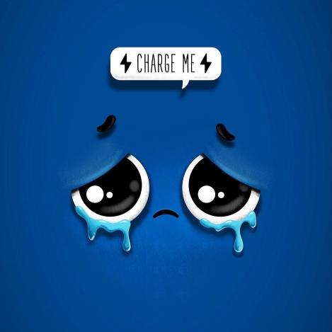 Sad Battery Needs Charge