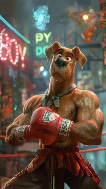 Scooby-Doo Boxing Champ - Related Ghetto Wallpapers wallpaper