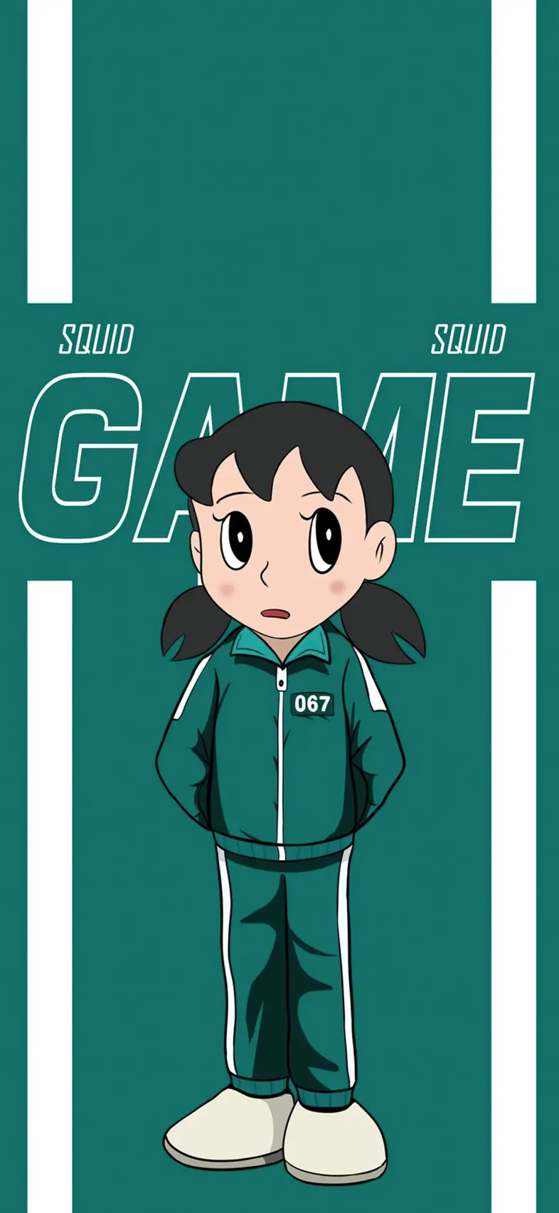 Shizuka Squid Game - Anime Wallpaper